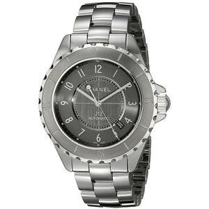 Chanel Womens H2934 Analog Display Automatic Self Wind Grey Watch