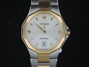 NEW IN BOX LADIES CONCORD Mariner Stainless Steel & 18K Yellow Gold Watch
