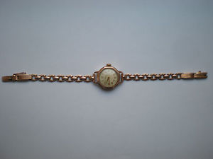 Gold Watch, 14k(583) Solid, Rose, Pink, Zarja, Zaria, Zara, USSR, Russia, Ladies