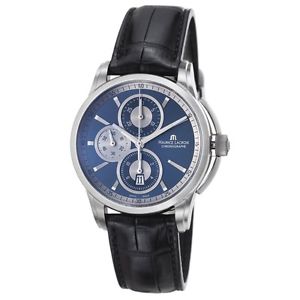 Maurice Lacroix Mens PT6188-SS001430 Pontos Blue Chronograph Dial Watch