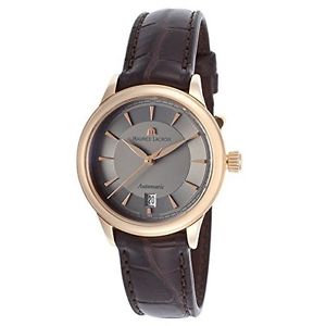 Maurice Lacroix Womens Automatic Brown Crocodile Beige Dial