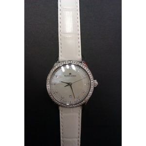 Maurice Lacroix Womens Les Classiques Diamond White Genuine Leather MOP Dial