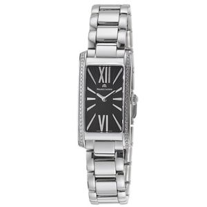 Maurice Lacroix Fabia Black Dial Stainless Steel Diamond Ladies Watch FA2164-SD5