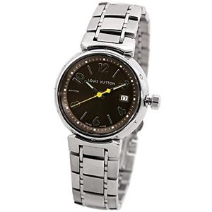 Authentic LOUIS VUITTON Watch Tambour Quartz Q1211 Ladies Used 7SI