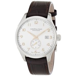 Hamilton mens Jazzmaster watch H42515555 with leather strap