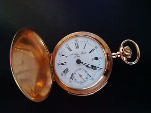 MINUTE REPEATER POCKET WATCH GOLD 14K LOCLE