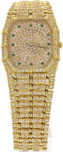 Men's/ Ladies Audemars Piguet Bamboo 18k Yellow Gold & Diamonds B99278