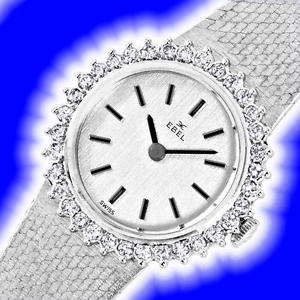 Ebel Damen-Armbanduhr, Brillanten-Lünette Weissgold 18K - JUWELENMARKT DE, U1469