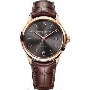Baume  and  Mercier Mens BMMOA10059 Clifton Analog Display Swiss Automatic Brown