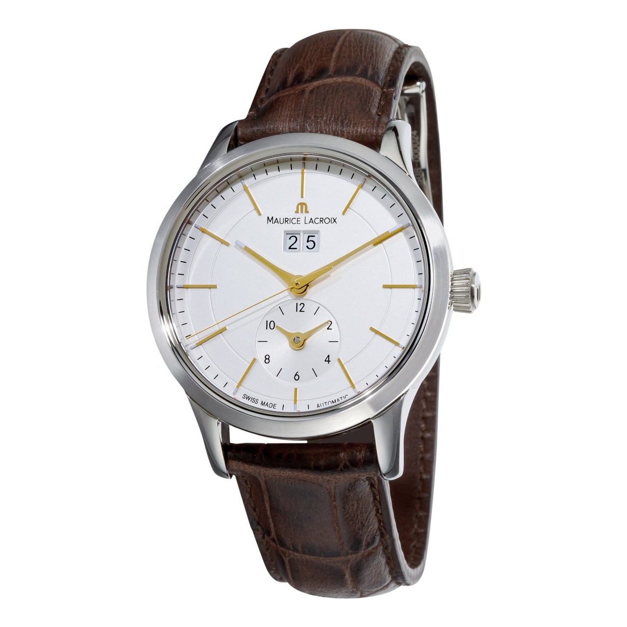 Maurice Lacroix Les Classiques Grande Date GMT Mens Watch LC6088-SS001-130
