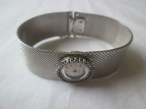 Ladies 18ct White Gold Cortebert Watch With Diamond Bezel. 44.5 Grams.