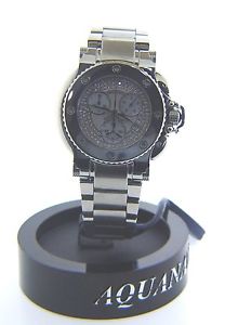 AUTHENTIC AQUANAUTIC BARA CUDA 0.81 CTTW DIAMONDS MOP WATCH  NEW WITH BOX