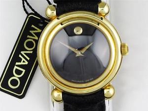 NEW VINTAGE MOVADO 110TH ANNIVERSARY MEN'S BUBBLE 18K GOLD AUTOMATIC WATCH