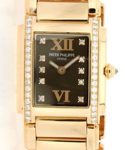 PATEK PHILIPPE 4908 twenty-4 rose gold diamond , 22X25MM