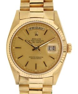 DAY DATE 18038, NOS, IN YELLOW GOLD YEARS '77/78, 36MM