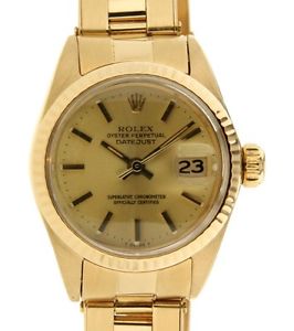 DATEJUST LADY 6917 IN YELLOW GOLD 18KT, 26MM