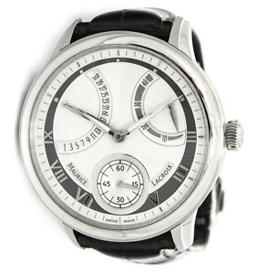 NEW Maurice Lacroix Masterpiece Retrograde Calendrier Watch MP7268-SS001-110