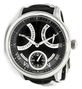 NEW Maurice Lacroix Masterpiece Retrograde Calendrier Watch MP7268-SS001-310