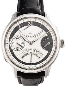 NEW Maurice Lacroix Masterpiece Double Retrograde Auto Watch MP7218-SS001-110