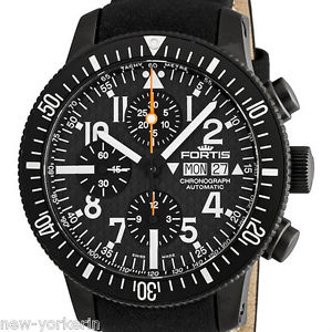 Fortis B-42 Black -Official Cosmonauts- Chronograph 638.28.71 L.01