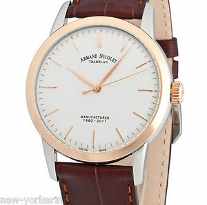 Armand Nicolet L10 Limited Edition Handaufzug Stahl/18kt Gold 8670A-AG-P670MR1