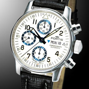 NEU - FORTIS FLIEGER CHRONOGRAPH DAY-DATE 597.20.92 L 01 LIMITIERT UVP: 2740,- €