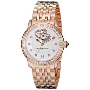 Frederique Constant 310WHF2PD4B3 Lady's Automatic MOP Dial Watch