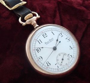 Exceedingly Rare Men’s 1908 Dan Patch 1:55 Spilt-Second Pocket Watch - SERVICED