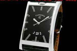 Auth CHRONOSWISS Imperator Constance CH2873 aq bk SS Auto Men's Watch(S A1145)