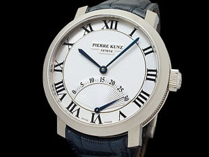 Auth Pierre Kunz Retrograde PKA001SR K18WG Auto Men's Watch(S A47554)