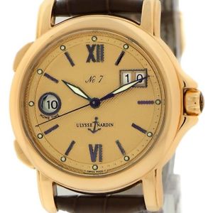 Ulysse Nardin San Marco GMT Big Date18K Rose Gold Limited Edition Watch