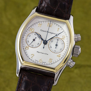 GIRARD PERREGAUX RICHEVILLE CHRONOGRAPH STAHL / GOLD HANDAUFZUG VP: 11500,- EURO