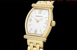 Auth AUDEMARS PIGUET Carnegie Lug Diamond K18YG Quartz Lady's Watch(S A2486)