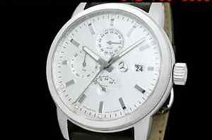 Auth MUHLE GLASHUTTE Merusudesu Benz MBP0512 SS Auto Men's Watch(S Z8273)