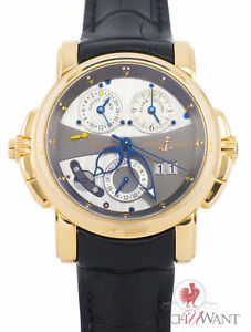 Ulysse Nardin Sonata Cathedral Ref. 676-88/212 18k Rose Gold Alarm GMT Dual Time