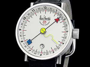 Auth Alain Silbestein Pict Titanium Auto Men's Watch(S A47568)