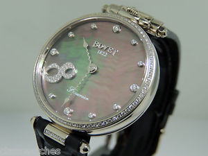 Bovet Chateau de Motiers "8" 18K White Gold with Diamonds MOP Dial $28,500 NIB