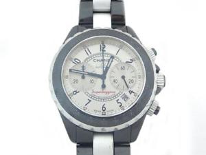 Auth Chanel Ceramic J12 Super Leggera Automatic Men's Watch V-S