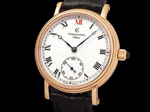Auth CHRONOSWISS  Orea CH1161R K18PG Hand-Winding Men's Watch(S A46865)