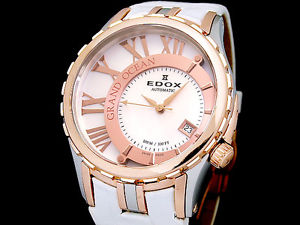 Auth EDOX Grand Ocean Date 37008 357R NAIR Men's Automatic Watch(S A45628)