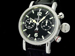 Auth CHRONOSWISS time master 40 flyback chronograph CH7633 Men's Watch(S A47913)