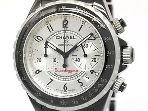 CHANEL J12 Superleggera Chronograph Ceramic Aluminium Watch H1624 (BF094752)