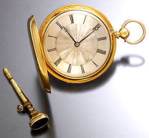 18K Keywind Pocket Watch with 3-Steel Arm, Massey Lever Tourbillion, Silver Dial