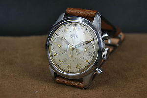 VINTAGE WATCH HEUER CHRONO VAL.23 HERRENUHR HANDAUFZUG