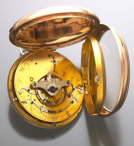 Rose Gold Swiss Fusee for New York Market with Fancy Balance Cock & Fancy Dial