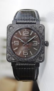 Bell & Ross BR01-92 Carbon Fiber Limited Edition - Extra Straps! B&R Ghost