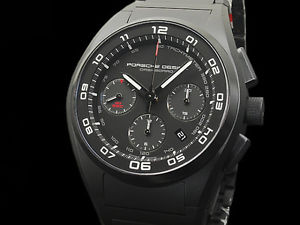Auth PORSCHE DESIGN Dashboard Chronograph P6620 PVD Auto Men's Watch(S A47721)