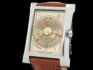 Auth CUERVO Y SOBRINOS Esplendor Ref.A2414-102 SS Auto Men's Watch(S A47708)