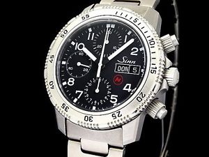 Auth Sinn 203 titanium chronograph 203-3039 Automatic Men's Watch(S A45882)