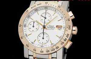 Auth Girard-Perregaux GP7000 Chronograph 7050 PG/SS Auto Men's Watch(S A2775)